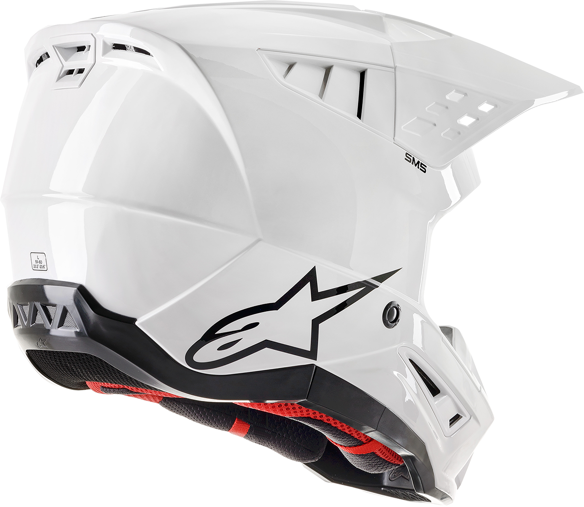 ALPINESTARS SM5 Helmet - Solid - Gloss White - XL 8303121-2180-XL