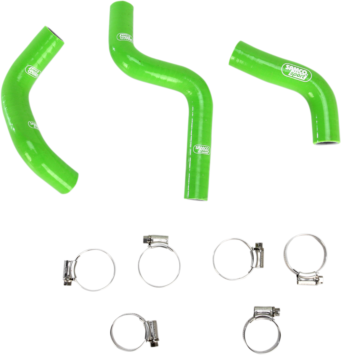 MOOSE RACING Race Fit Radiator Hose Kit - Green - Kawasaki MBU-KAW-63-GR