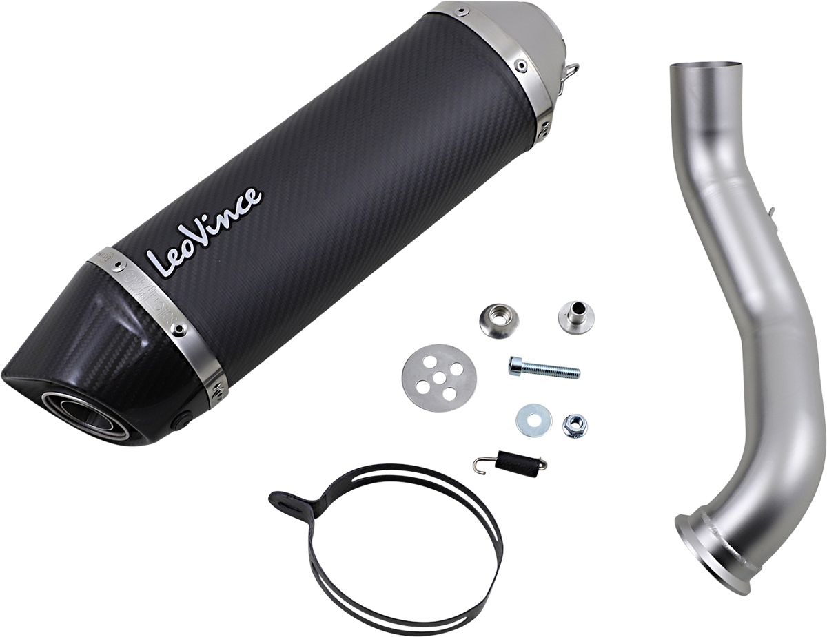 LEOVINCE LV One Evo Muffler Carbon Fiber 690 Duke R 2016-2019 14303E