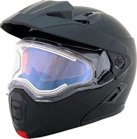 AFX FX-111DS Snow Helmet - Electric - Matte Black - Medium 0120-0800