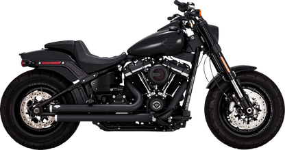 VANCE & HINES Big Shots Staggered Exhaust System - Black 47341