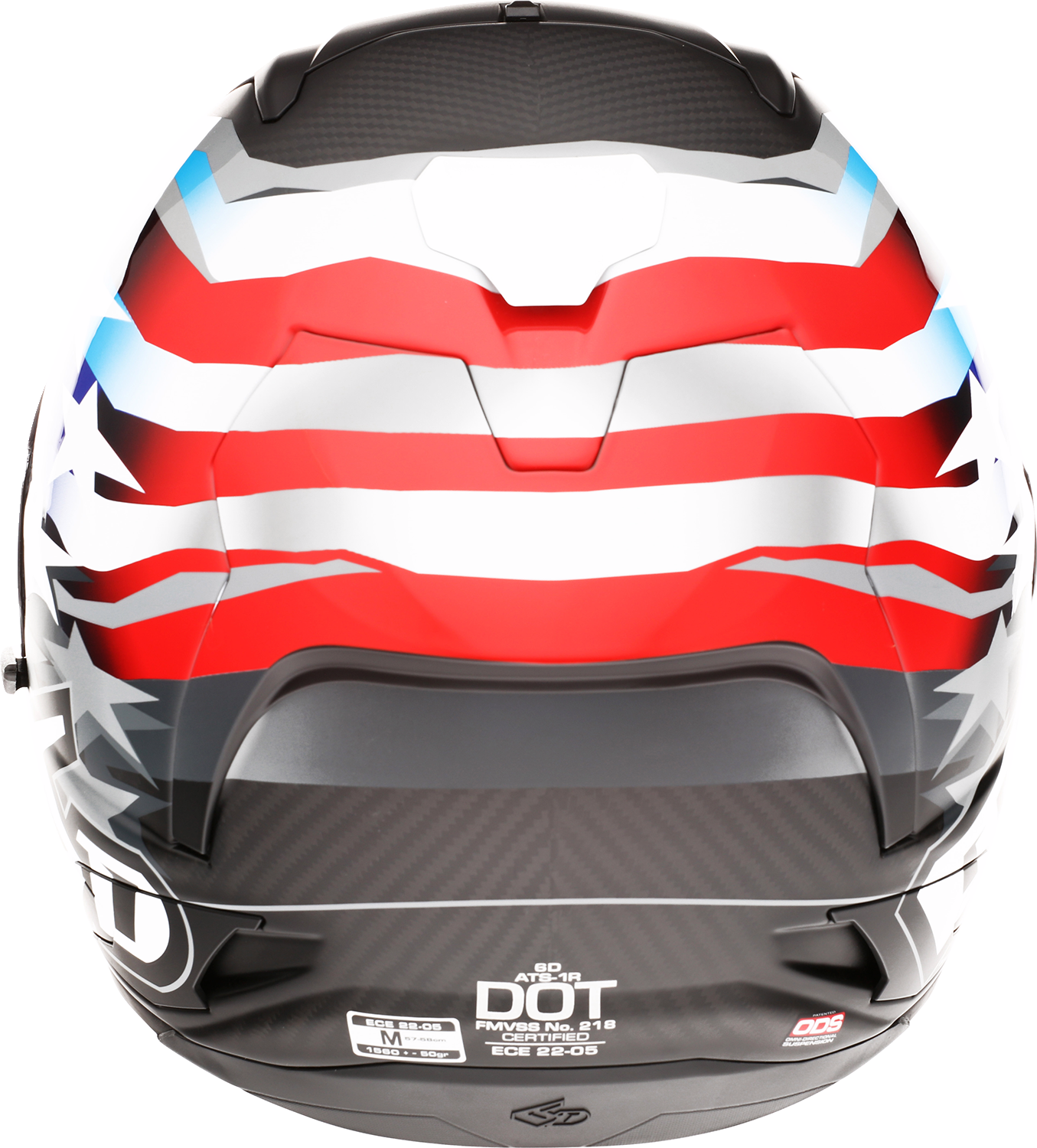 6D ATS-1R Helmet - Patriot - Red/White/Blue - XL 30-0698