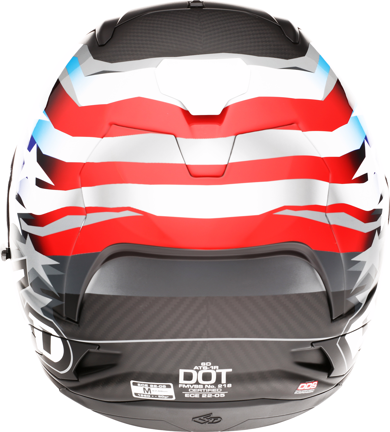 6D ATS-1R Helmet - Patriot - Red/White/Blue - 2XL 30-0699