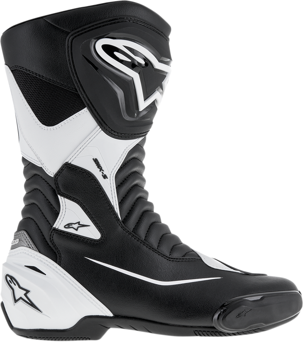 ALPINESTARS SMX-S Boots - Black/White - US 6 / EU 39 2223517-12-39