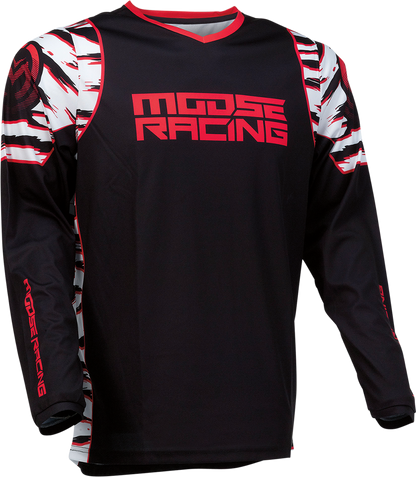 MOOSE RACING Qualifier Jersey - Black/Red - XL 2910-6977