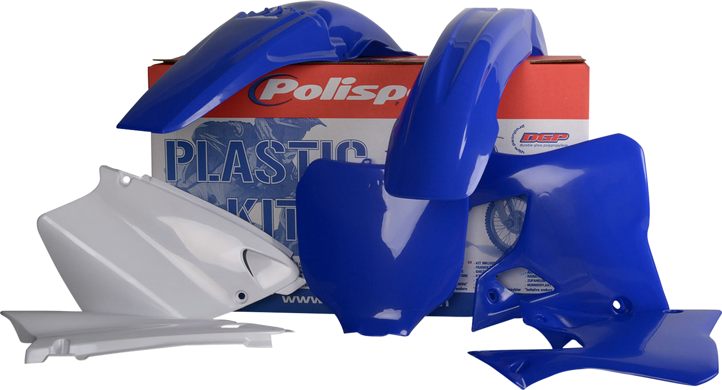 Kit de carrocería completo POLISPORT - OEM azul/blanco - YZ 125/250 2000-2001 90108