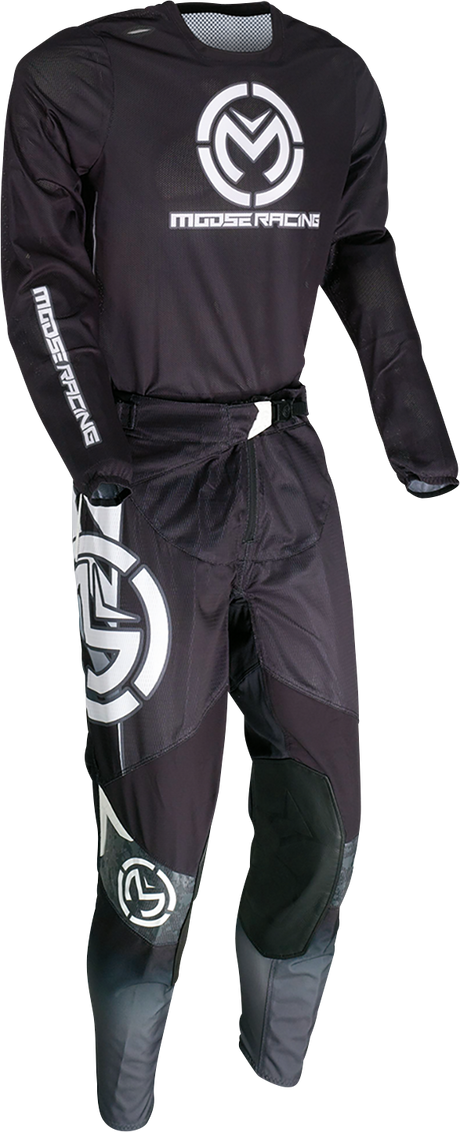 MOOSE RACING Sahara Jersey - Black/White - 2XL 2910-7424