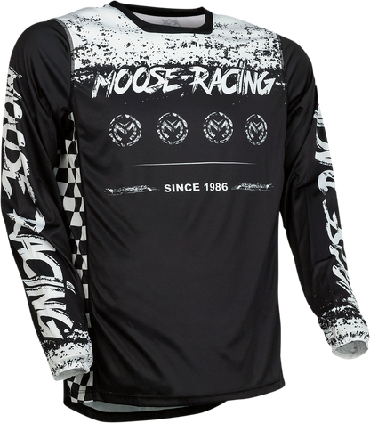 MOOSE RACING M1 Jersey - Black/White - Large 2910-6890