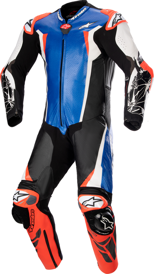 ALPINESTARS Racing Absolute v2 Leather Suit - Black/Blue/White/Red - US 48 / EU 58 3156323718358