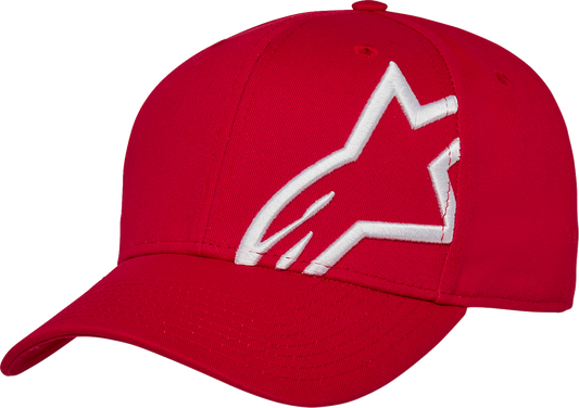 ALPINESTARS Corp Snap 2 Hat - Red/White - One Size 1211810093020OS