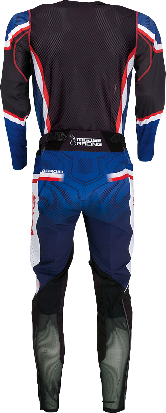 MOOSE RACING Agroid Jersey - Red/White/Blue/Black - 2XL 2910-7406