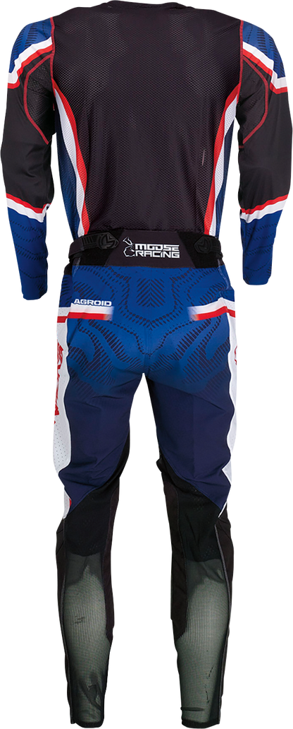 MOOSE RACING Agroid Jersey - Red/White/Blue/Black - 2XL 2910-7406