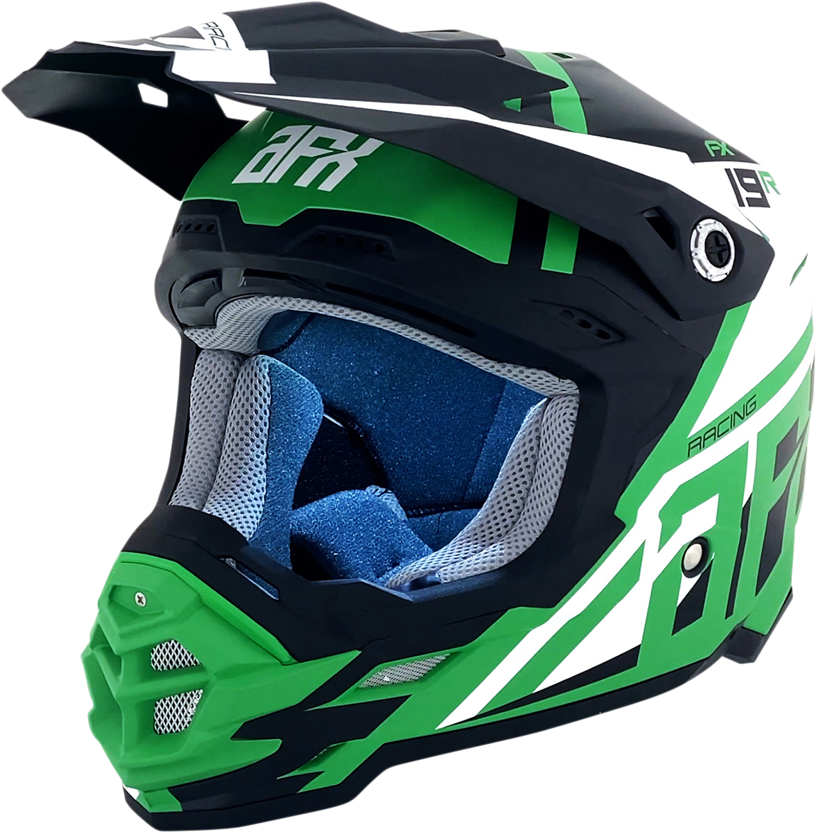 Casco AFX FX-19R - Racing - Verde mate - Grande 0110-7080 