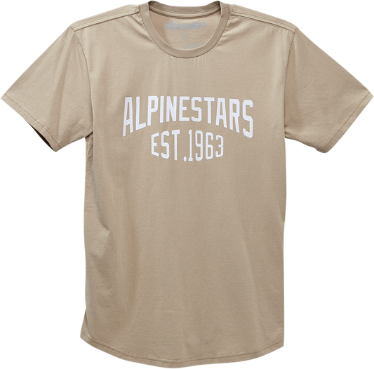 Camiseta ALPINESTARS Arched Premium - Caqui - Mediana 12307150889M