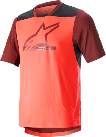 Camiseta ALPINESTARS Drop 6.0 V2 - Manga corta - Coral/Negro - XL 1766322-3141-XL 