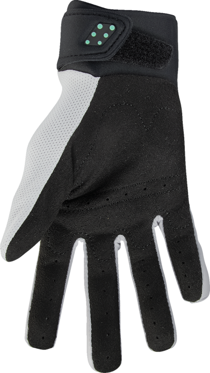 THOR Women's Spectrum Gloves - Black/Mint - Medium 3331-0269