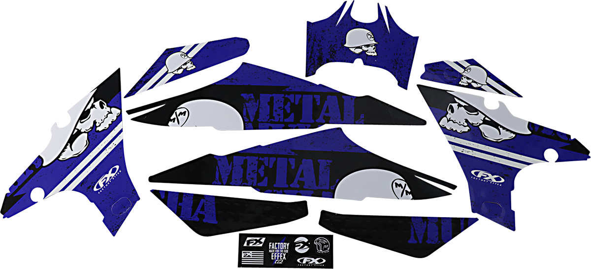 Kit de gráficos FACTORY EFFEX Metal Mulisha - Yamaha 23-11234 