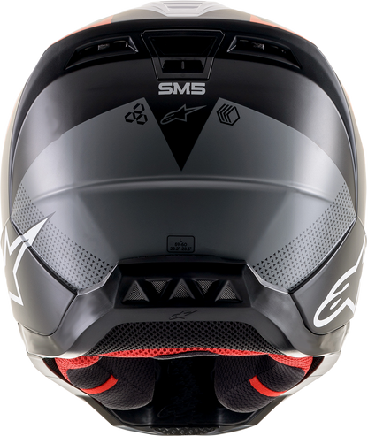 ALPINESTARS SM5 Helmet - Rayon - Black/White/Orange - Medium 8304121-1242-MD