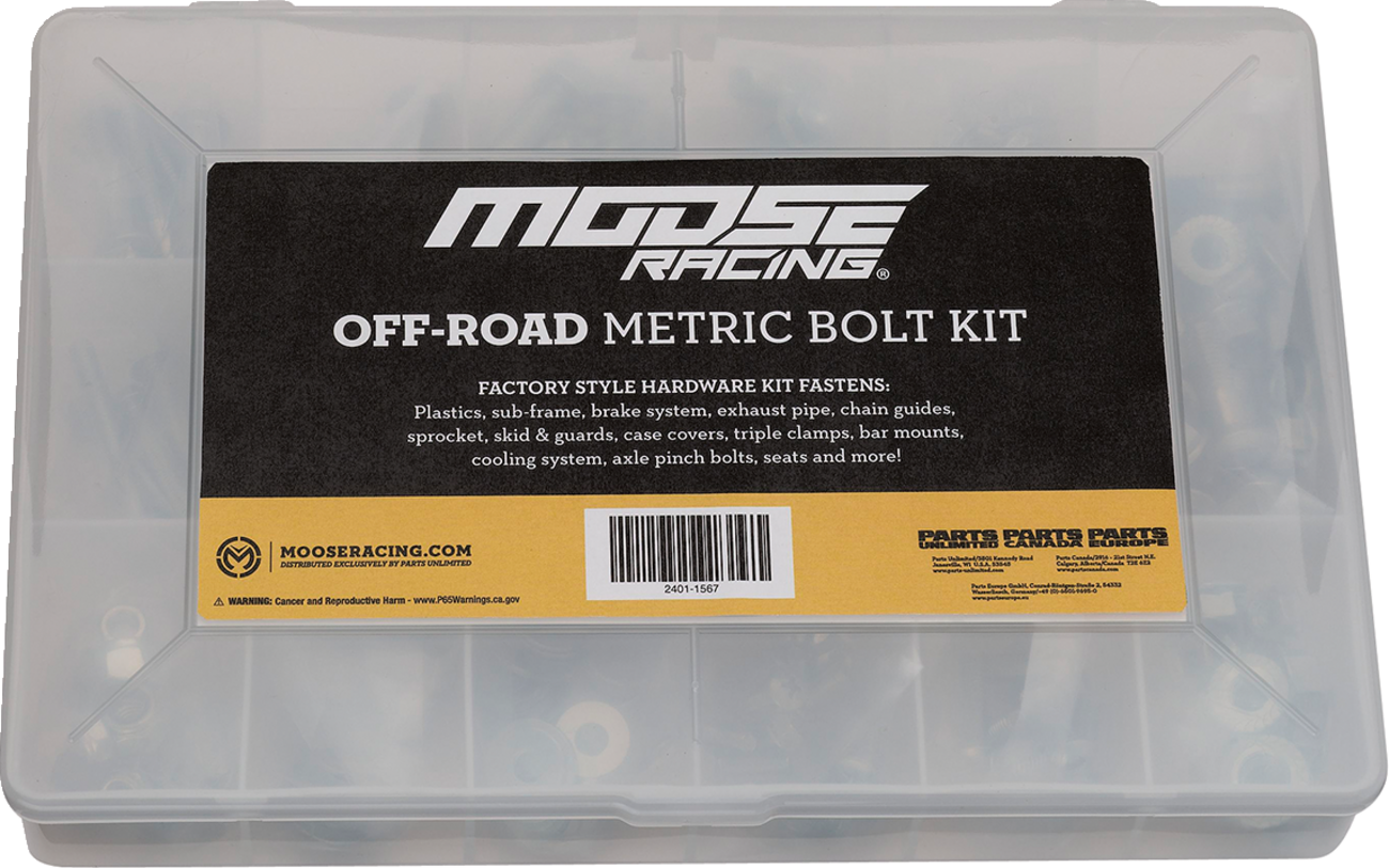 MOOSE RACING Bolt Kit - Metric BKP-02