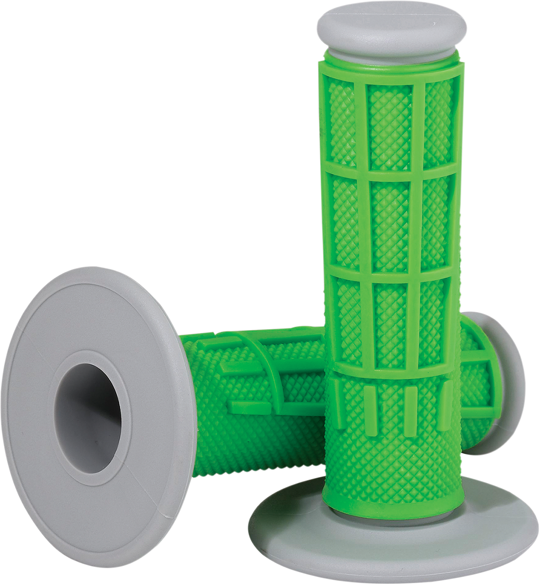 MOOSE RACING Grips - Compound - Half-Waffle - Green 1MG2315-GEM