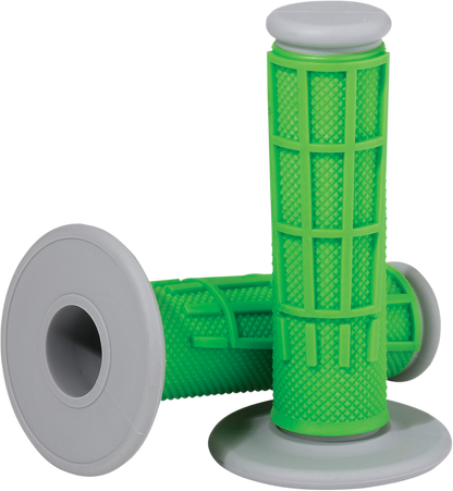 MOOSE RACING Grips - Compound - Half-Waffle - Green 1MG2315-GEM