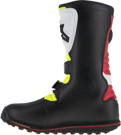 ALPINESTARS Tech-T Boots - White/Red/Yellow Fluorescent/Black - US 11 2004017-2351-11