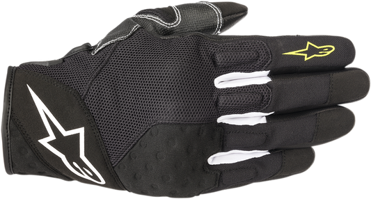 ALPINESTARS Crossland Gloves - Black/Fluo Yellow - Large 3566518-155-L