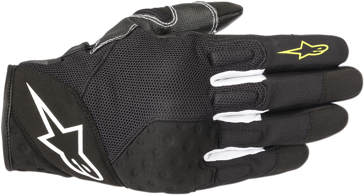 Guantes ALPINESTARS Crossland - Negro/Amarillo Fluo - Grande 3566518-155-L 