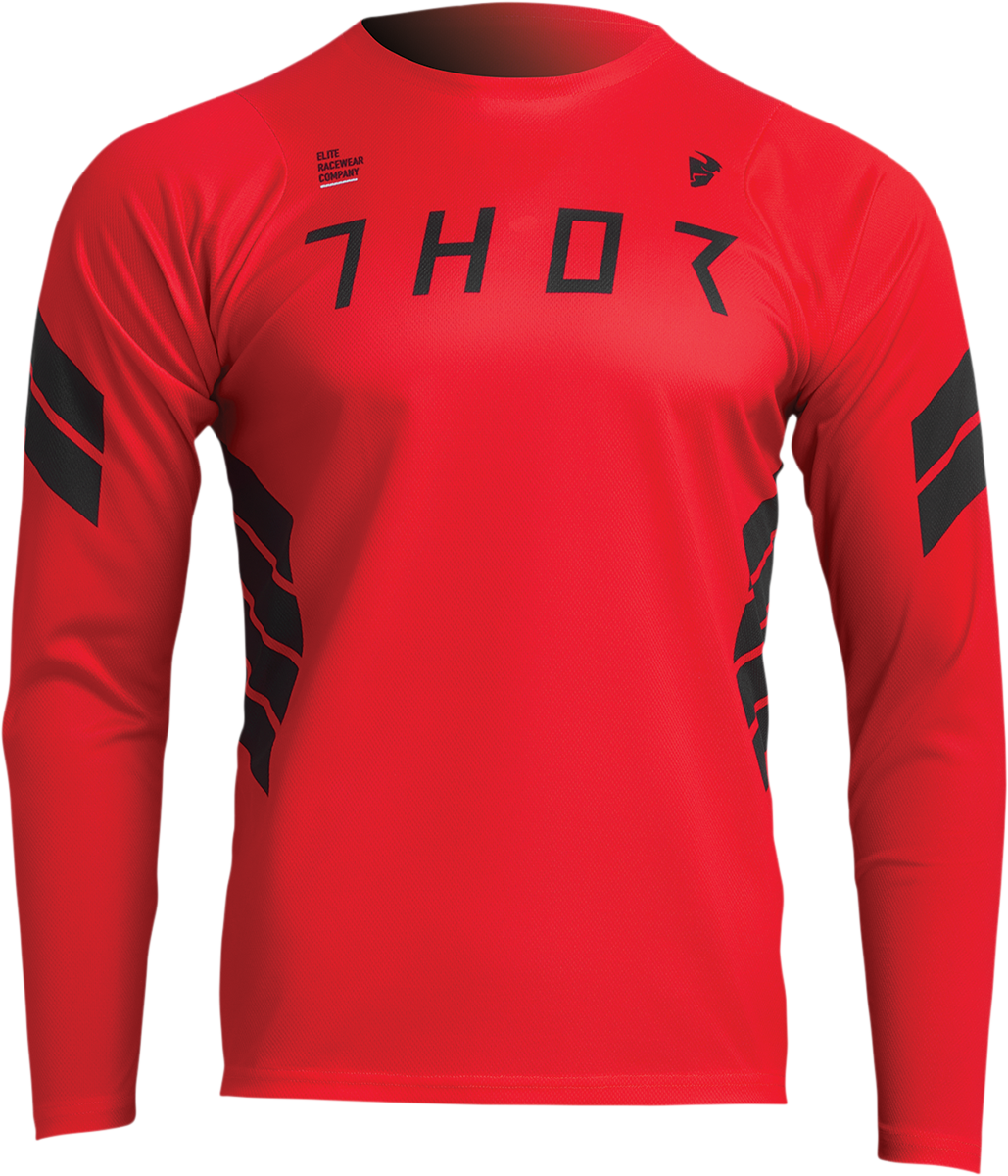 THOR Assist Sting Long-Sleeve Jersey - Red - Medium 5020-0033