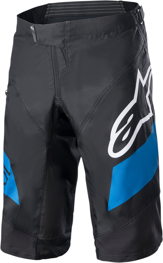 Pantalones cortos ALPINESTARS Racer - Negro/Azul - EE. UU. 40 1722919-1078-40