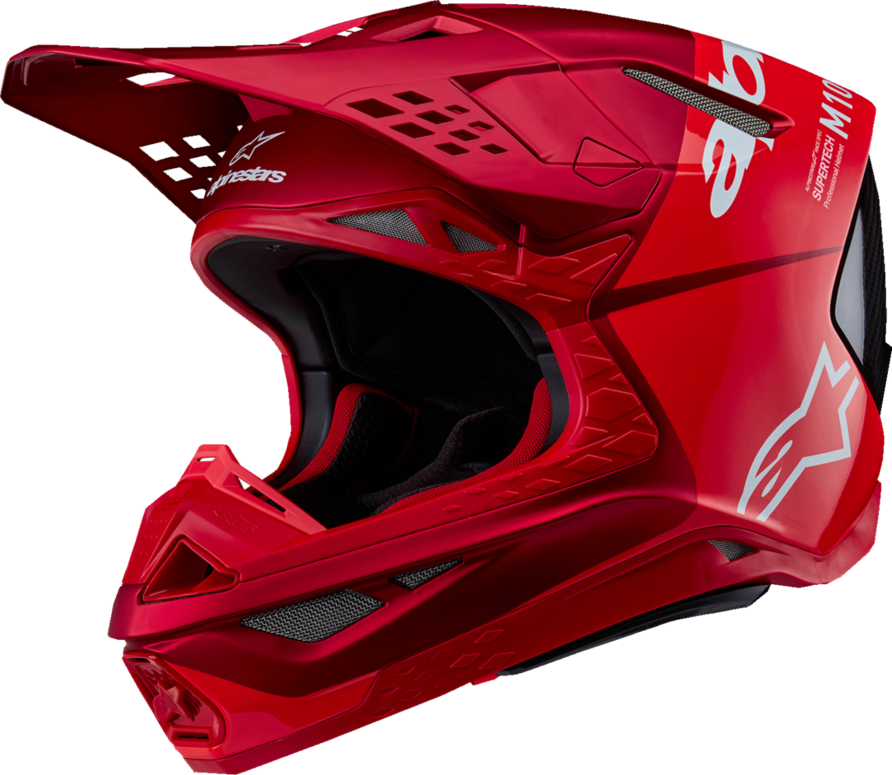 Casco ALPINESTARS Supertech M10 - Flood - MIPS - Rojo Fluo/Rojo - XS 8301023-3003-XS 