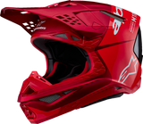 Casco ALPINESTARS Supertech M10 - Flood - MIPS - Rojo fluo/Rojo - Mediano 8301023-3003-M 