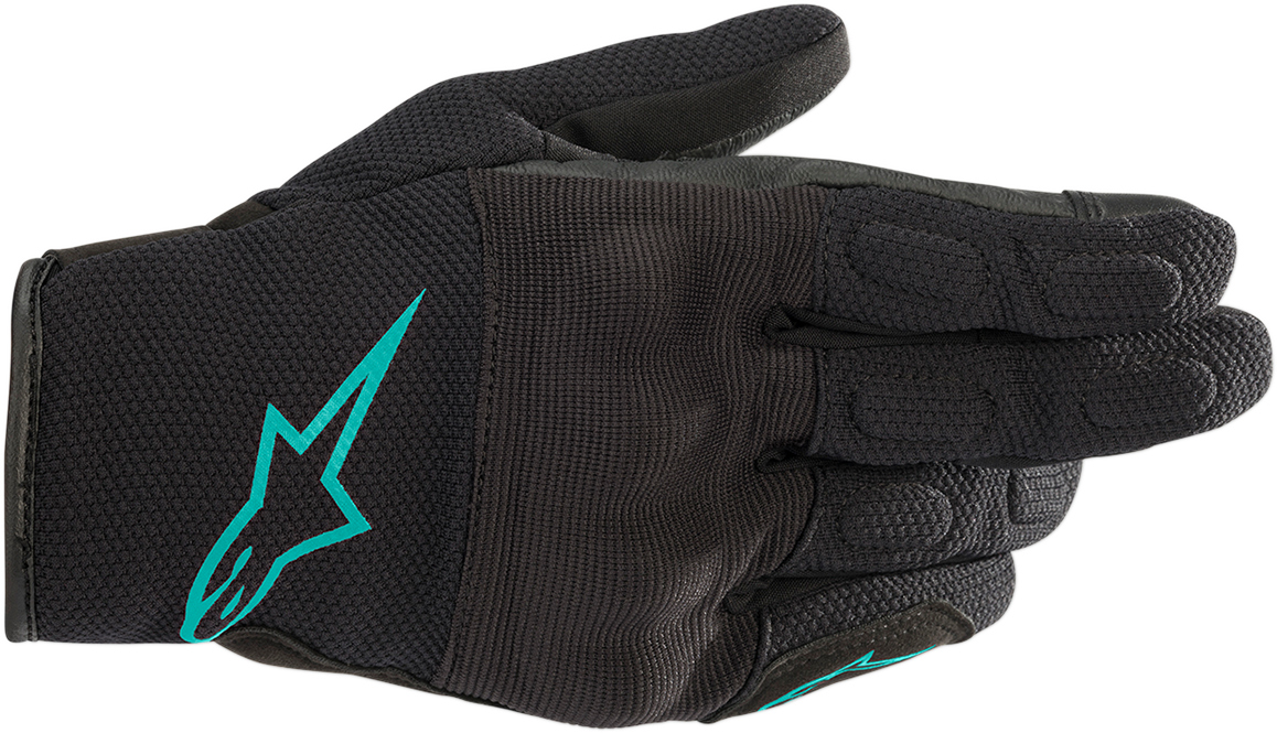 ALPINESTARS Stella S-Max Drystar® Gloves - Black/Teal - XS 3537620-1170-XS