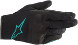 ALPINESTARS Stella S-Max Drystar® Gloves - Black/Teal - XS 3537620-1170-XS