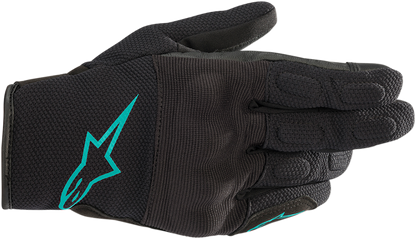 ALPINESTARS Stella S-Max Drystar® Gloves - Black/Teal - XS 3537620-1170-XS