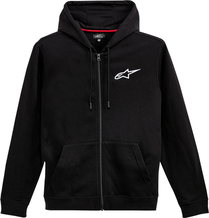 ALPINESTARS Ageless Zip Hoodie - Black/White - 2XL 12125360010202X