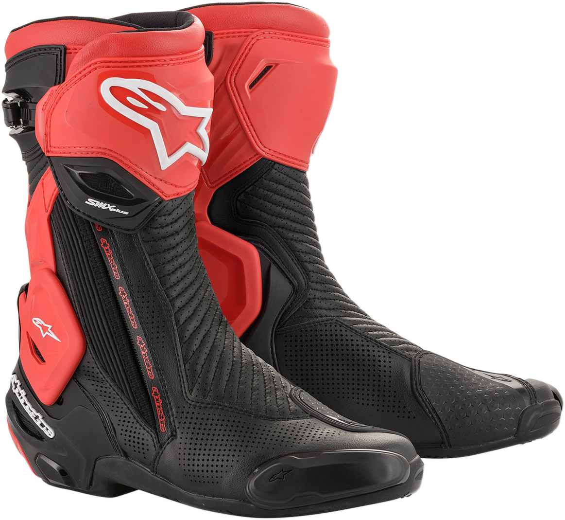 ALPINESTARS SMX+ Vented Boots - Black/Red - US 7.5 / EU 41 2221119-13-41