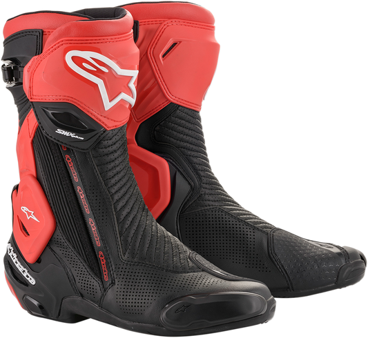 ALPINESTARS SMX+ Vented Boots - Black/Red - US 11.5 / EU 46 2221119-13-46