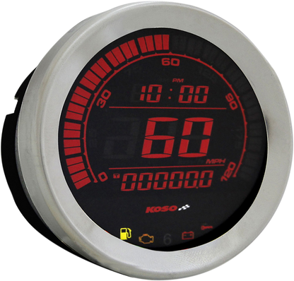 KOSO NORTH AMERICA 4" Speedometer - Chrome BA051000
