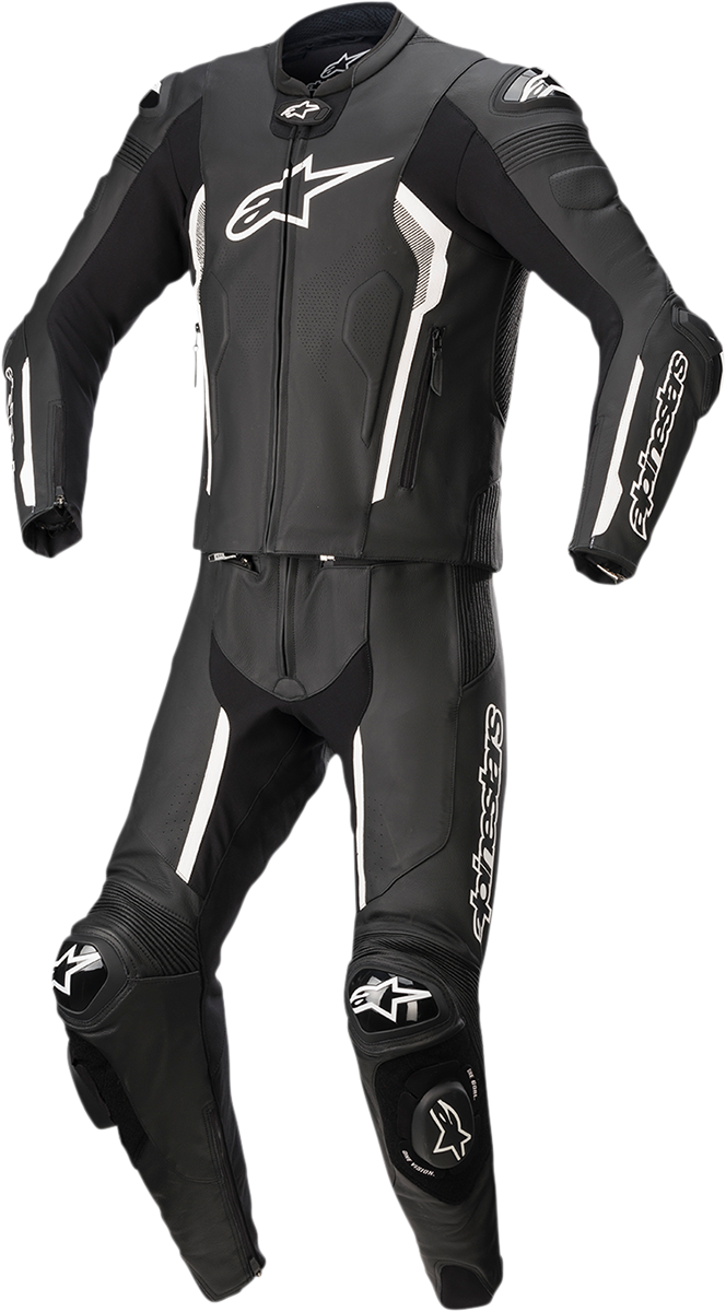 ALPINESTARS Missile v2 - 2-Piece Suit - Black/White/Gray - US 50 / EU 60 3160122-12-60