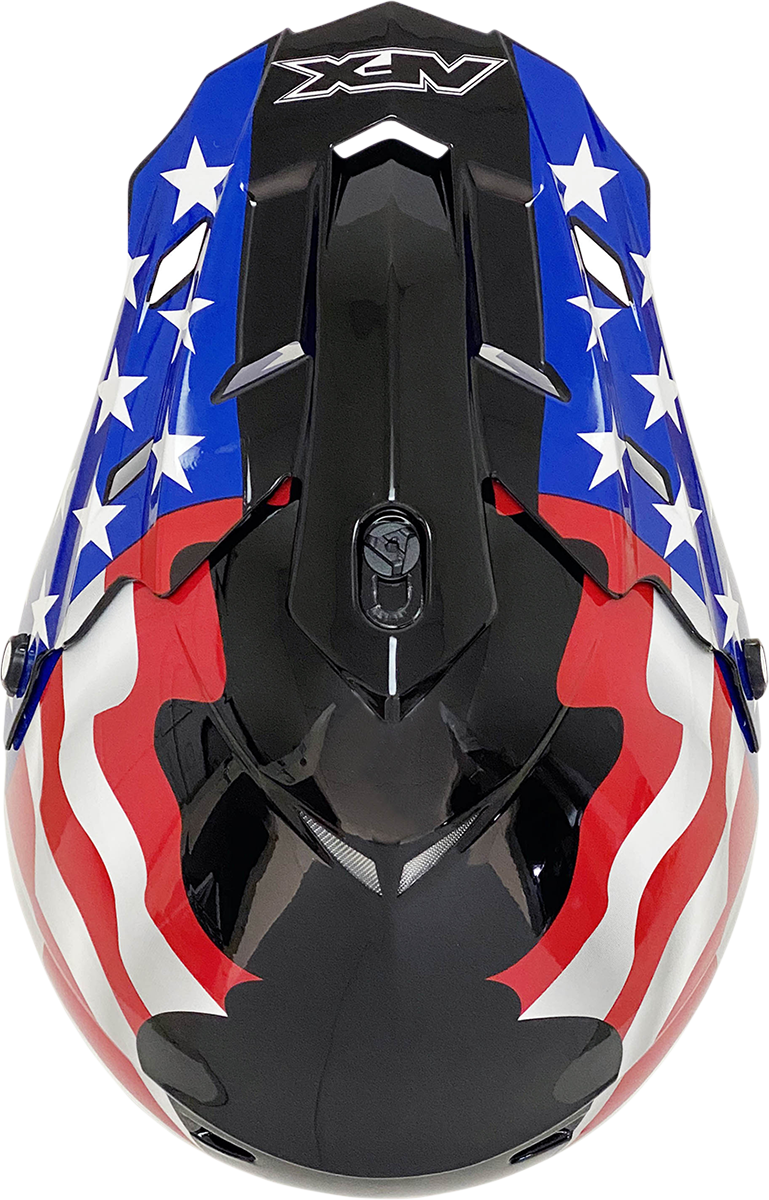 Casco AFX FX-17 - Bandera - Negro - XS 0110-2368