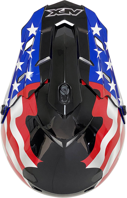 Casco AFX FX-17 - Bandera - Negro - XS 0110-2368