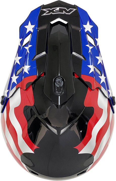AFX FX-17 Helmet - Flag - Black - 3XL 0110-7631