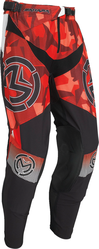 MOOSE RACING Sahara Pants - Red/Black - 38 2901-10383