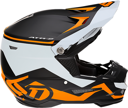 6D ATR-2 Helmet - Drive - Neon Orange - Small 12-2755