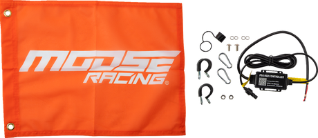 MOOSE RACING 3' Whip Light - RGB - Black SB-RGBBT-131-PU