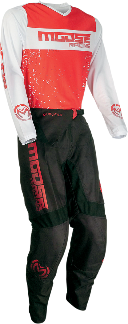 MOOSE RACING Qualifier Jersey - Red/White - 3XL 2910-6650