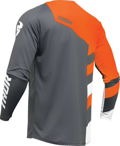 THOR Sector Checker Jersey - Charcoal/Orange - Small 2910-7587