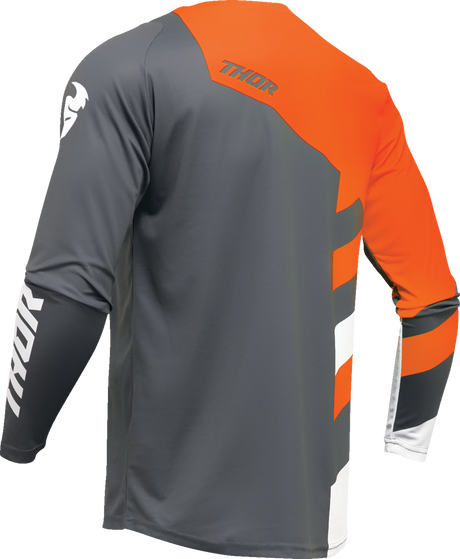 THOR Sector Checker Jersey - Charcoal/Orange - Small 2910-7587