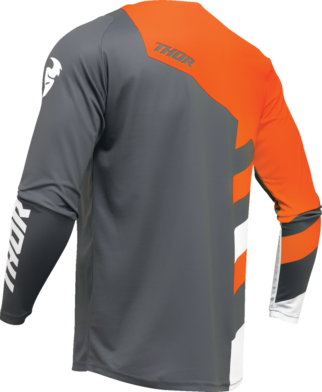 THOR Sector Checker Jersey - Charcoal/Orange - Large 2910-7589